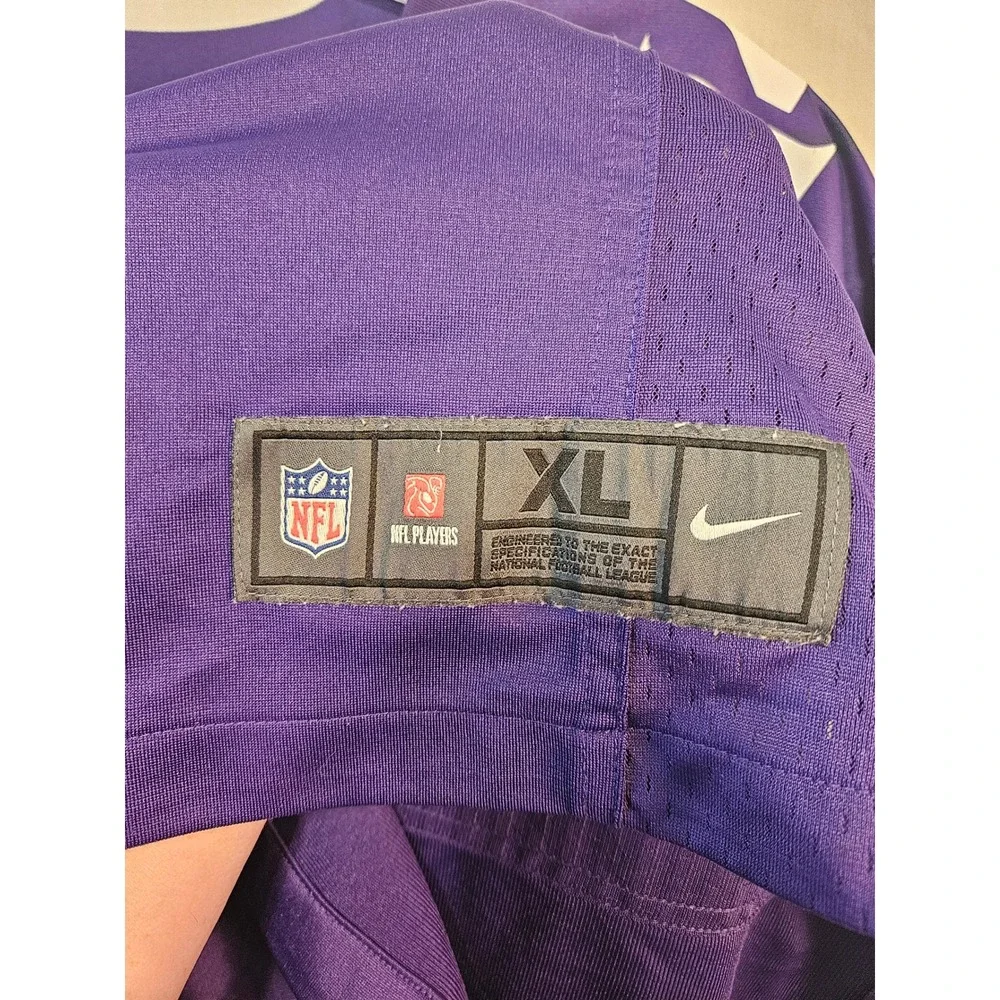 Nike NFL Minnesota Vikings Stefon Diggs 14 Purple On Field Jersey Mens XL 2476